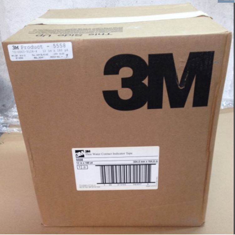 3M5558當水接觸到遇水指示標簽的邊